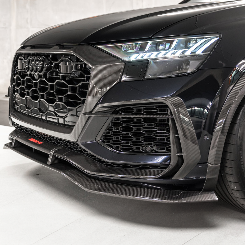 Audi Carbon Fiber ABT Style Front Air Vent Covers for 4M RSQ8