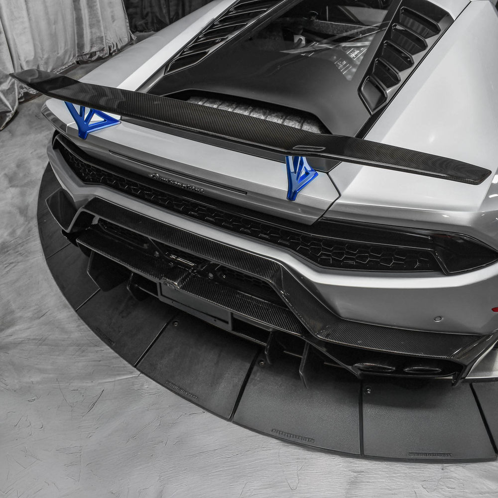 Lamborghini Dry Carbon Fiber Vorsteiner Style Rear Spoiler for Huracan LP580 LP610