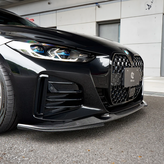 BMW Dry Carbon Fiber 3D Style Front Splitter for G22