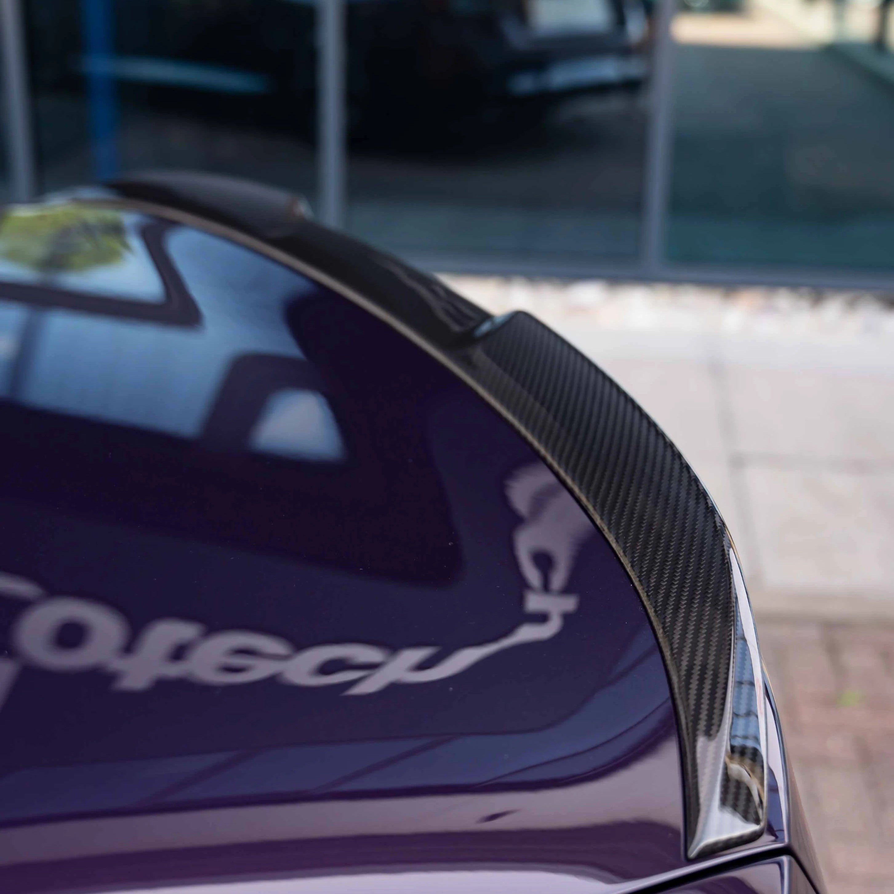 BMW Pre-Preg Carbon Fiber V Style Rear Spoiler for G42 2 Series & G87 M2