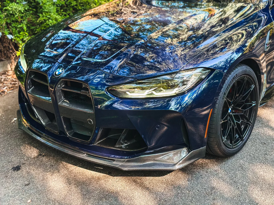 BMW Carbon Fiber V Style Front Splitter for G80 M3 & G82 M4