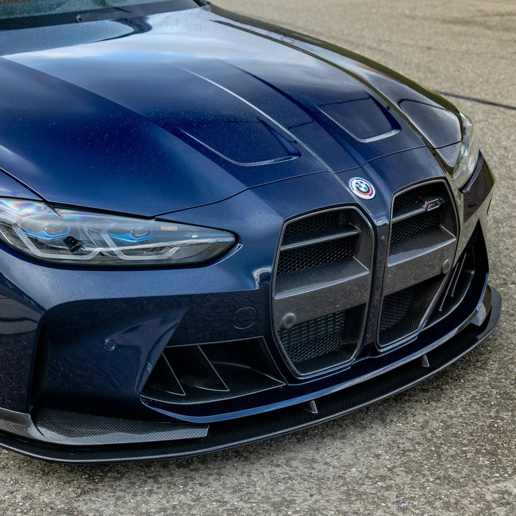 BMW Pre-Preg Carbon Fiber Dual Slat Front Air Ducts for G80/G81 M3 & G82/G83 M4