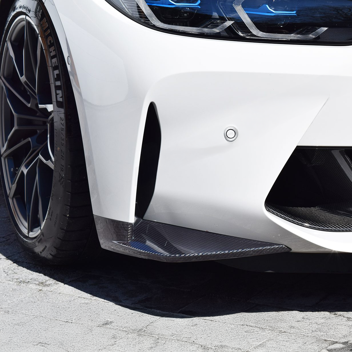 BMW Pre-Preg Carbon Fiber OEM Style Front Splitters for G80 M3 & G82 M4