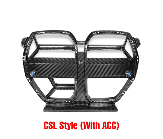 BMW CSL Style Gloss Black Front Grille for M3/M4 G80 (2021-2023)