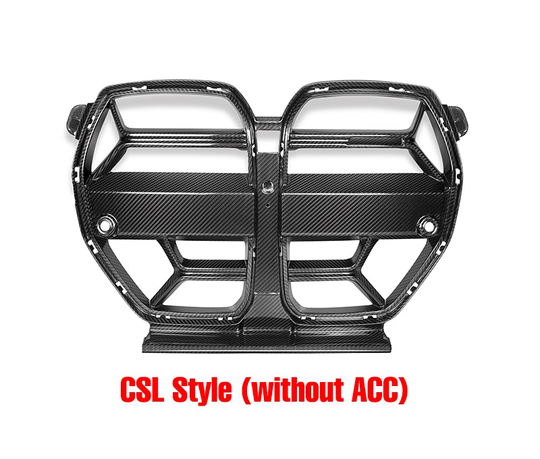 BMW CSL Style Gloss Black Front Grille for M3/M4 G80 (2021-2023)