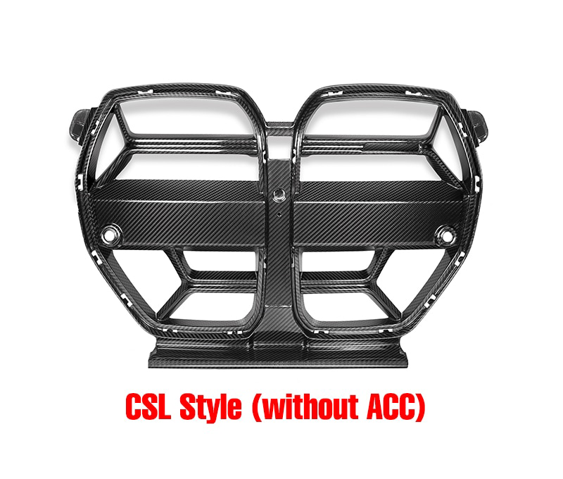 BMW CSL Style Gloss Black Front Grille for M3/M4 G80 (2021-2023)