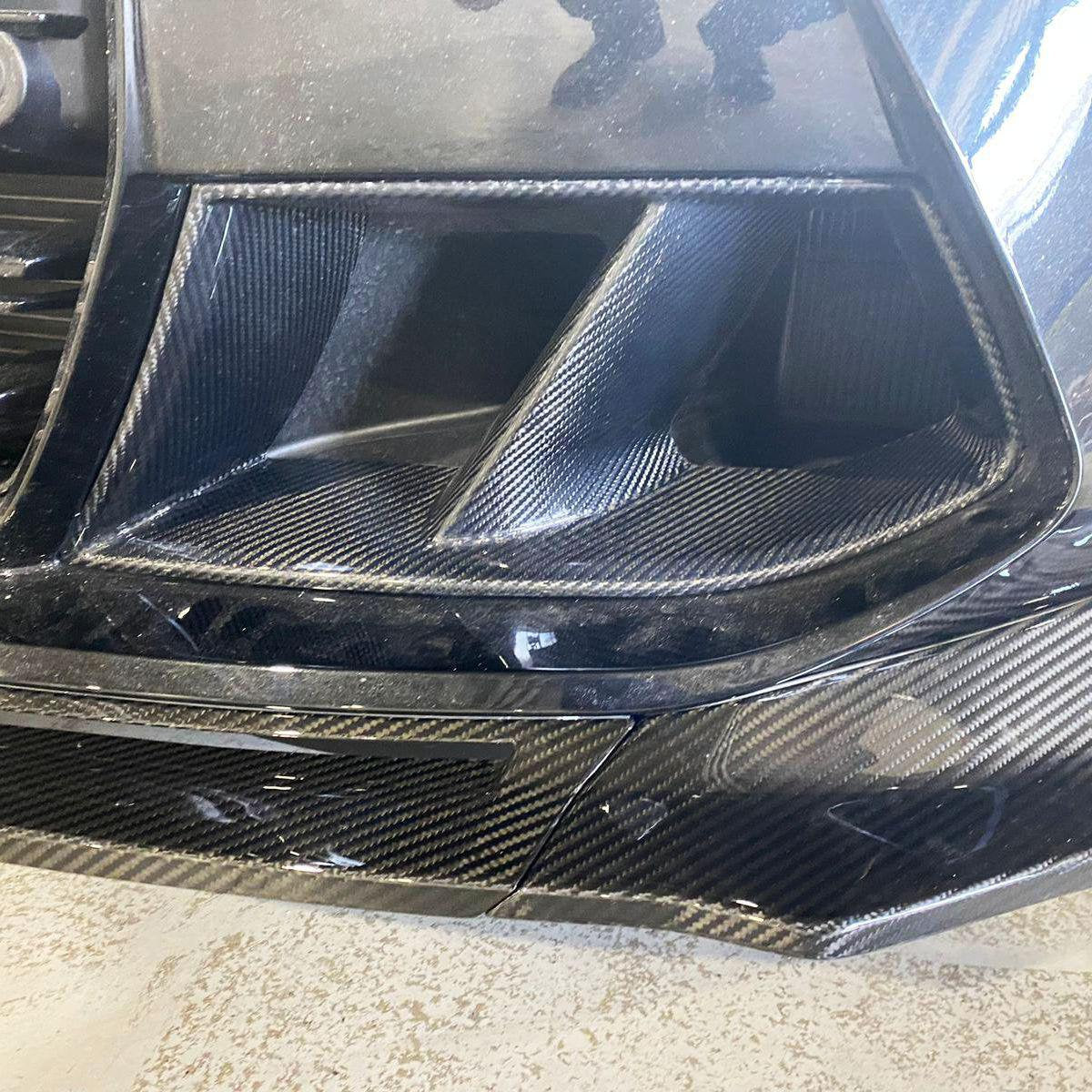 BMW Pre-Preg Carbon Fiber Front Vent Trim for G80 M3 & G82 M4