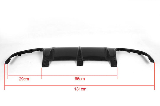 Mercedes Carbon Fiber OEM Style Rear Diffuser for W204 C63 PFL