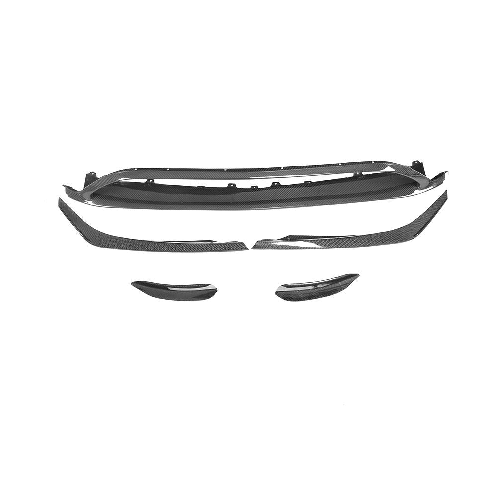 Mercedes Carbon Fiber EEA Designs Front Bumper Lip & Canards for W176 FL