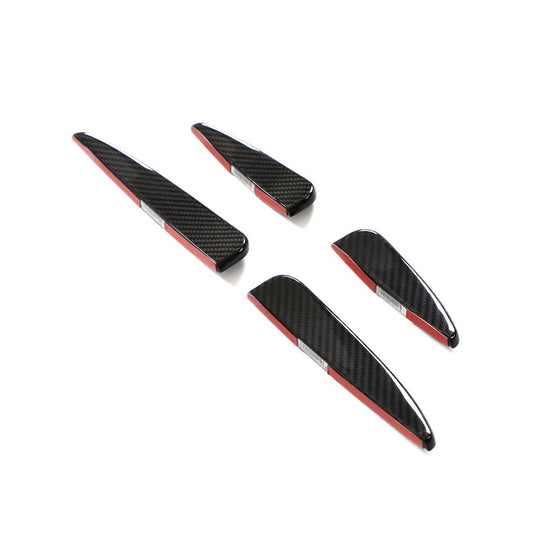 Audi Dry Carbon Fiber Capristo Style Front Canards for R8 Gen 2 FL