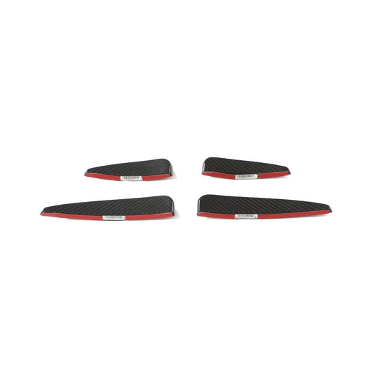 Audi Dry Carbon Fiber Capristo Style Front Canards for R8 Gen 2 FL