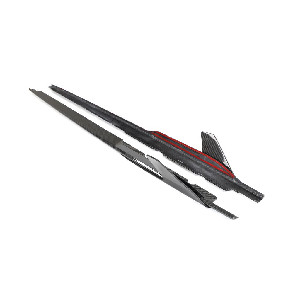 Audi Dry Carbon Fiber Capristo Style Side Skirts for R8 Gen 2 FL