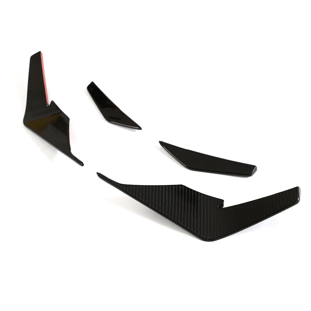 Audi Dry Carbon Fiber GT Style Front Canards for R8 Gen 2 FL