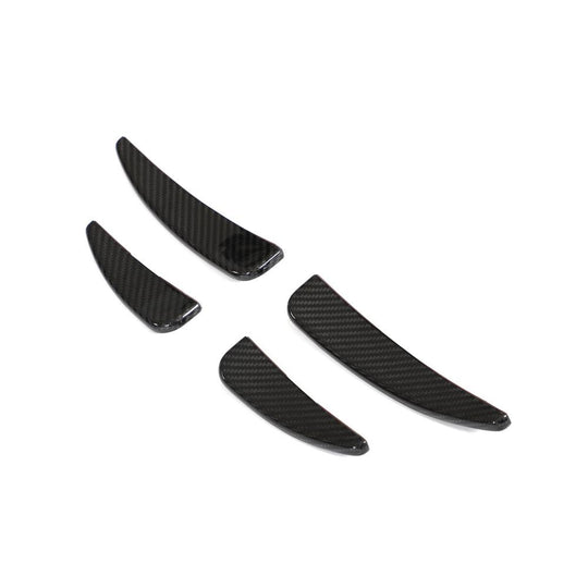 Audi Dry Carbon Fiber Capristo Style Front Canards for R8 Gen 2 FL