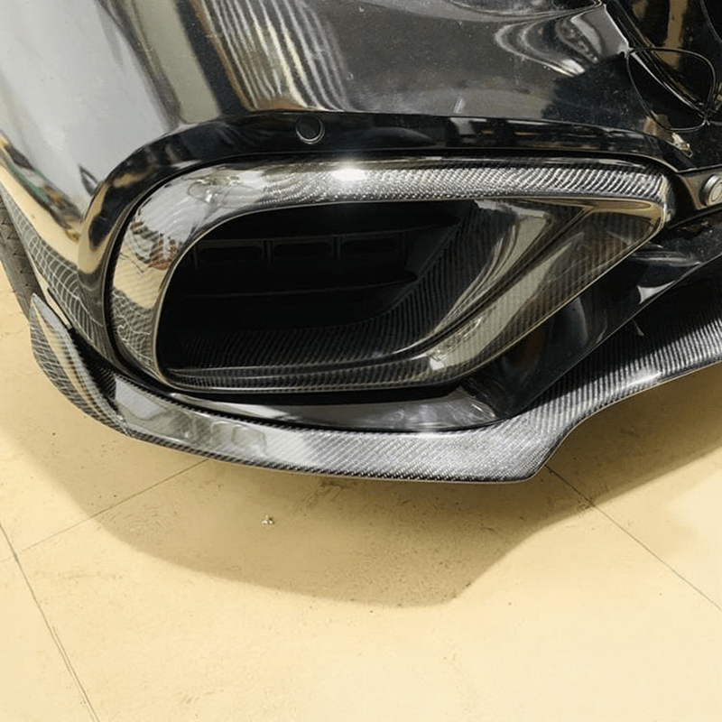 Mercedes Carbon Fiber Front Bumper Trim for W213 PFL