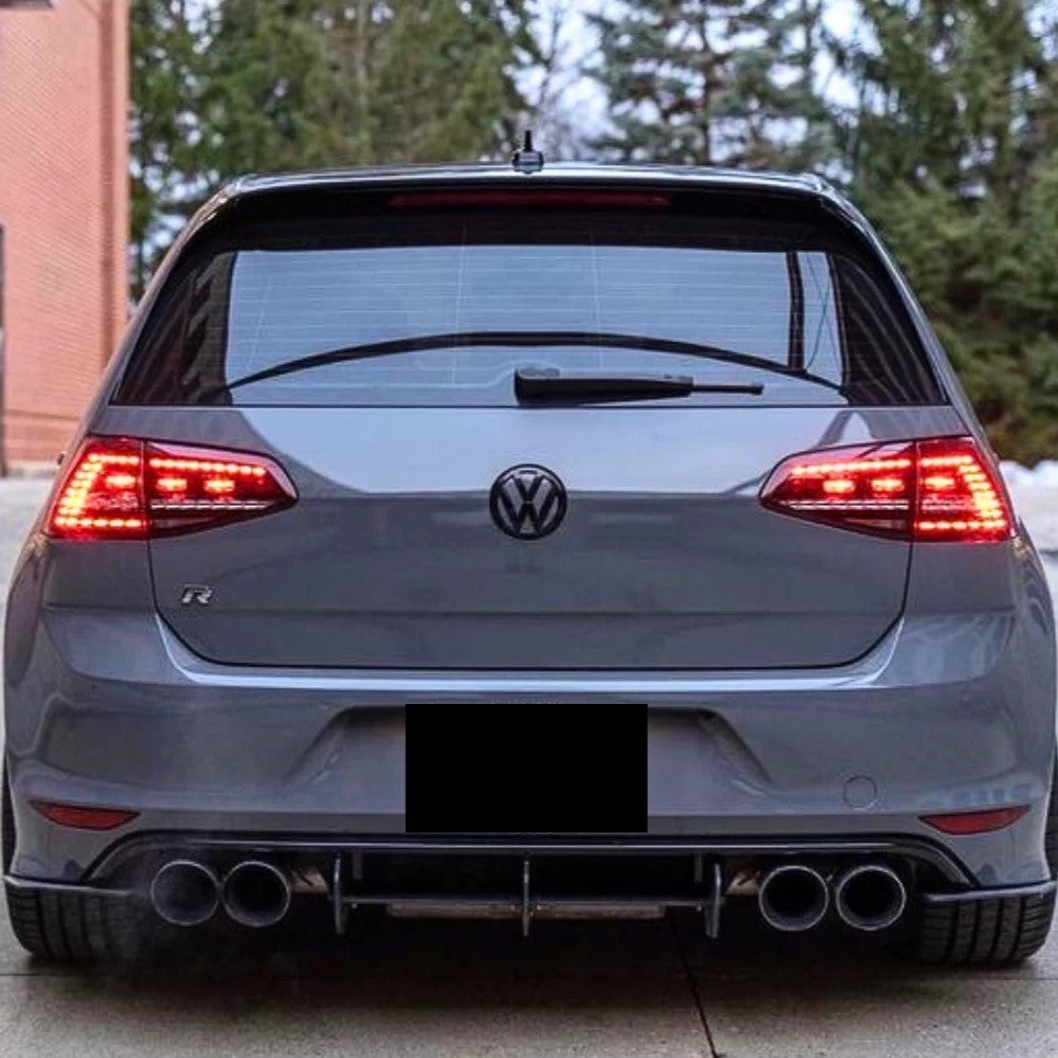 Volkswagen Rear Diffuser Canards/Spats for Golf MK7R