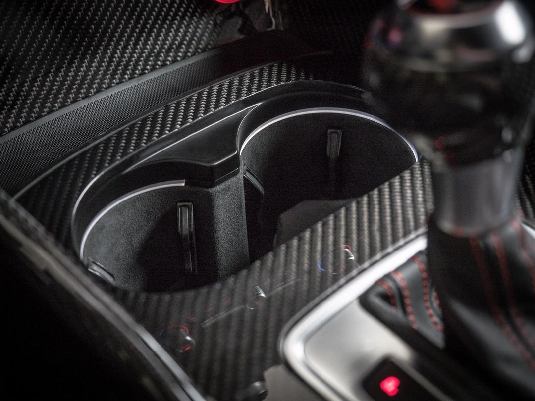 Audi Carbon Fiber Interior Center Console & Dash Trim for 8V