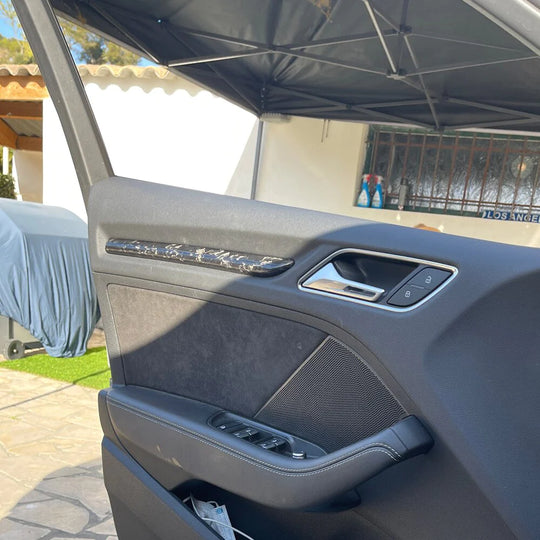 Audi Forged Carbon Fiber Interior Center Console & Dash Trim for 8V