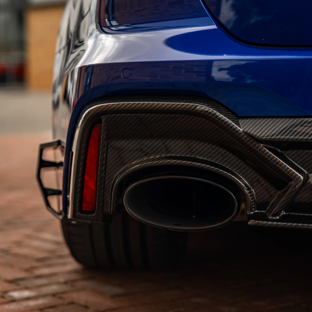 Audi Dry Carbon Fiber EEA Designs Rear Diffuser for C8 RS6 & RS7