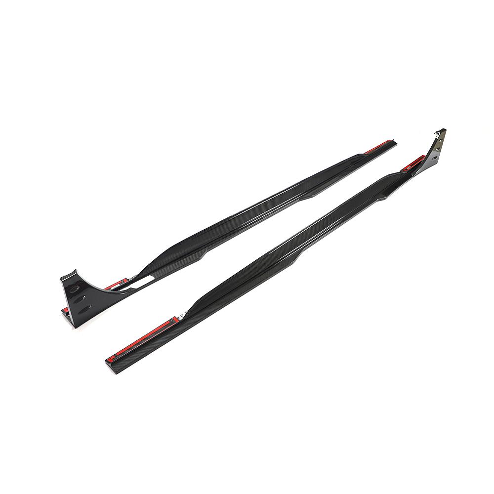 Audi Dry Carbon Fiber EEA Designs Side Skirts for C8 RS6 & RS7