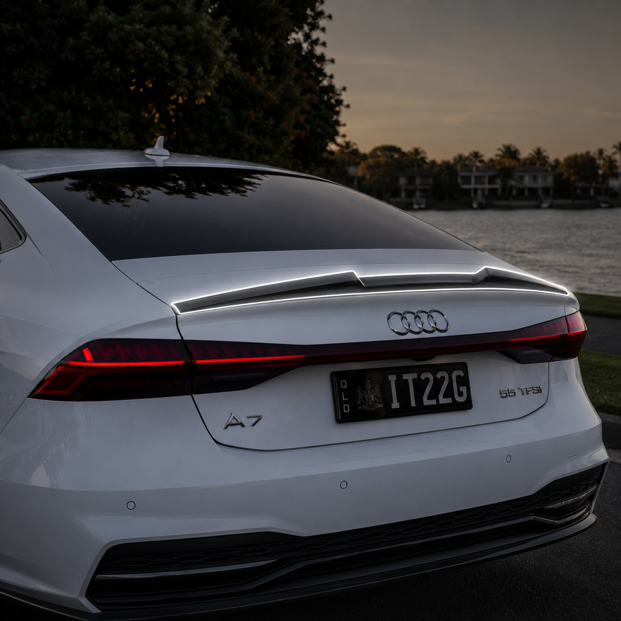 Audi Carbon Fiber JSL Style Rear Spoiler for C8 & C8.5 A7 & S7 & RS7