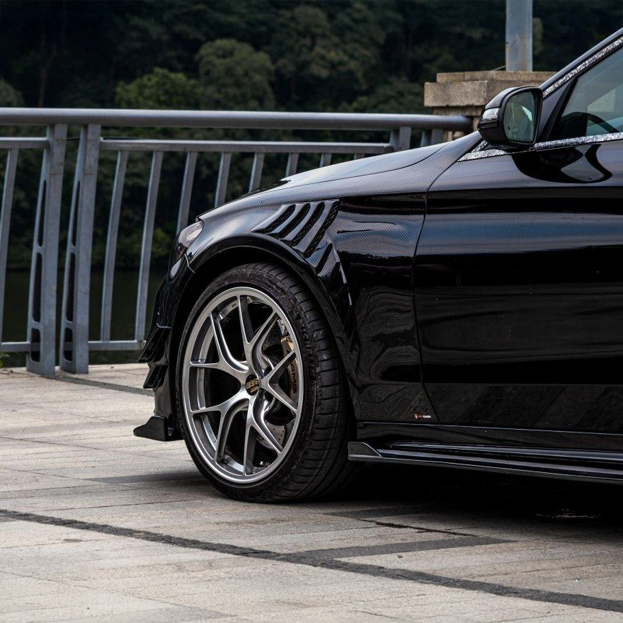 Mercedes Pre-Preg Carbon Fiber EEA Designs Front Fenders for W205 C63/S Sedan