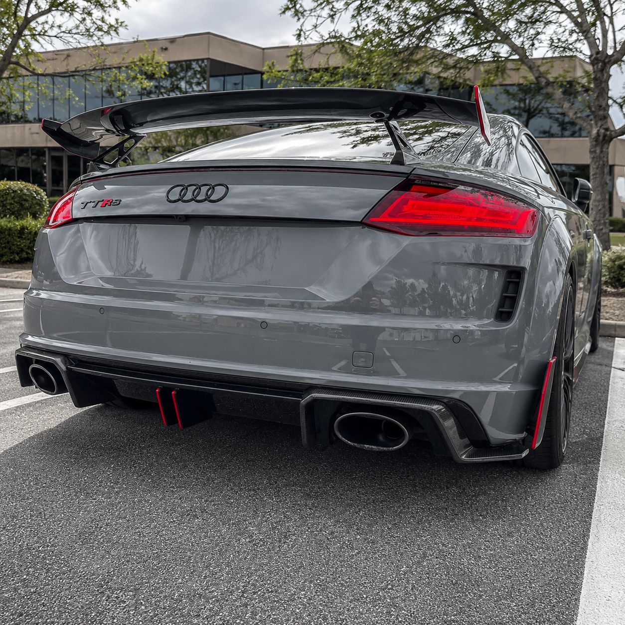 Audi Carbon Fiber Performance Style Rear Diffuser for MK3 TTRS FL