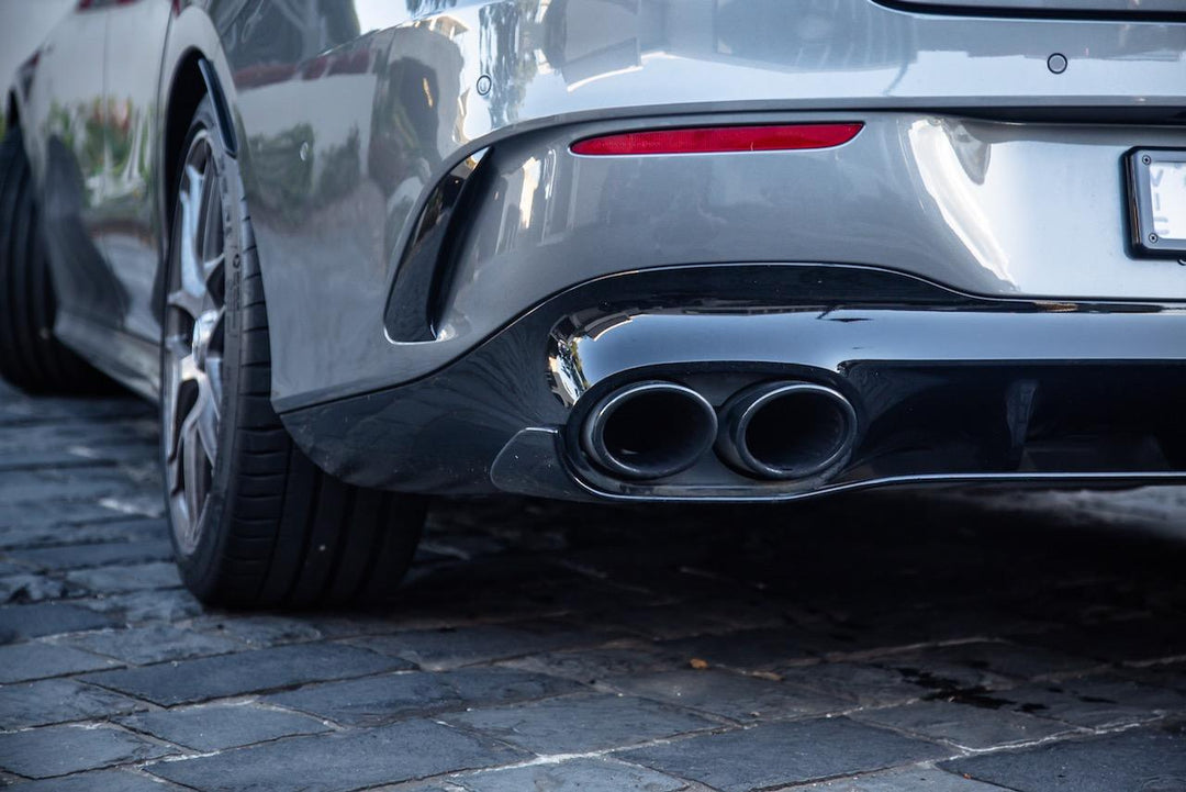 Mercedes CLA45S Style Rear Diffuser With Exhaust Tips For CLA-Class W118