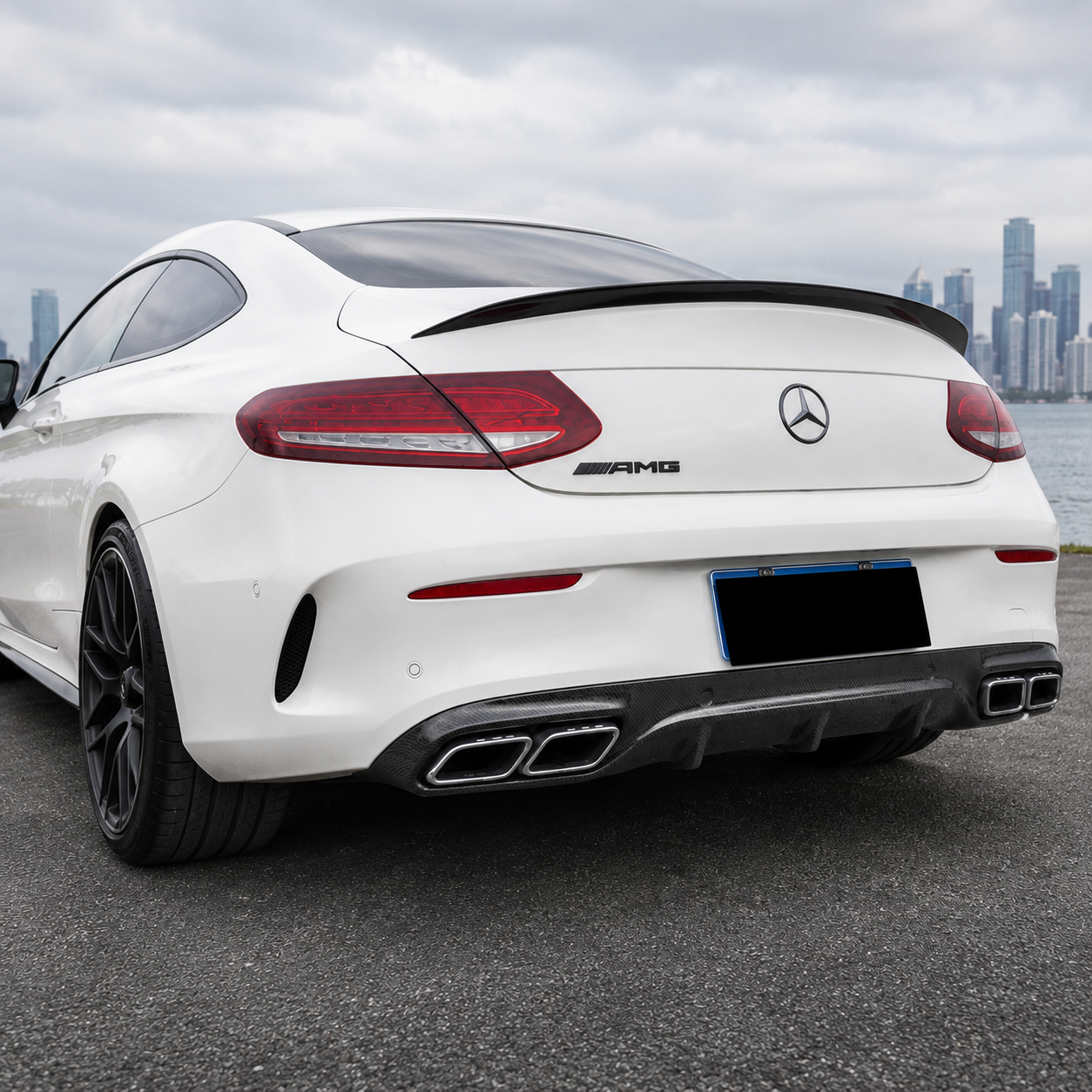 Mercedes Carbon Fiber OEM Style Rear Diffuser for C205 C63/S PFL