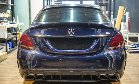 Mercedes Carbon Fiber RENNtech Style Rear Spoiler for W205 Sedan