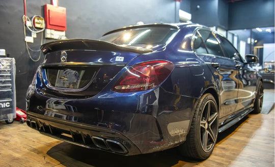 Mercedes Carbon Fiber RENNtech Style Rear Spoiler for W205 Sedan