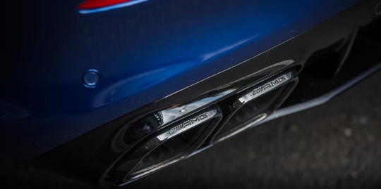 Mercedes C63S Style Rear Diffuser With Exhaust Tips For C-Class W205 (Coupe)