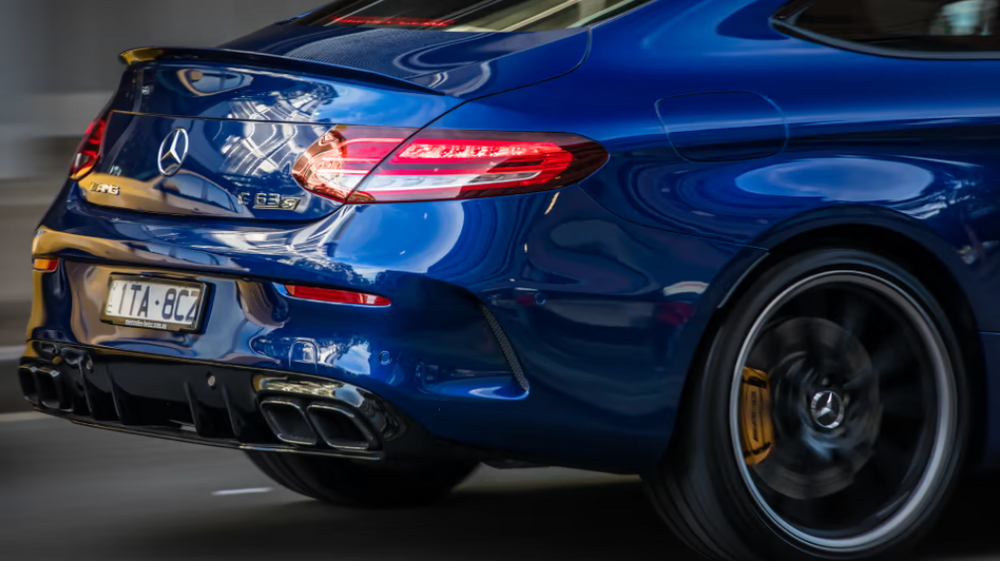 Mercedes C63S Style Rear Diffuser With Exhaust Tips For C-Class W205 (Coupe)