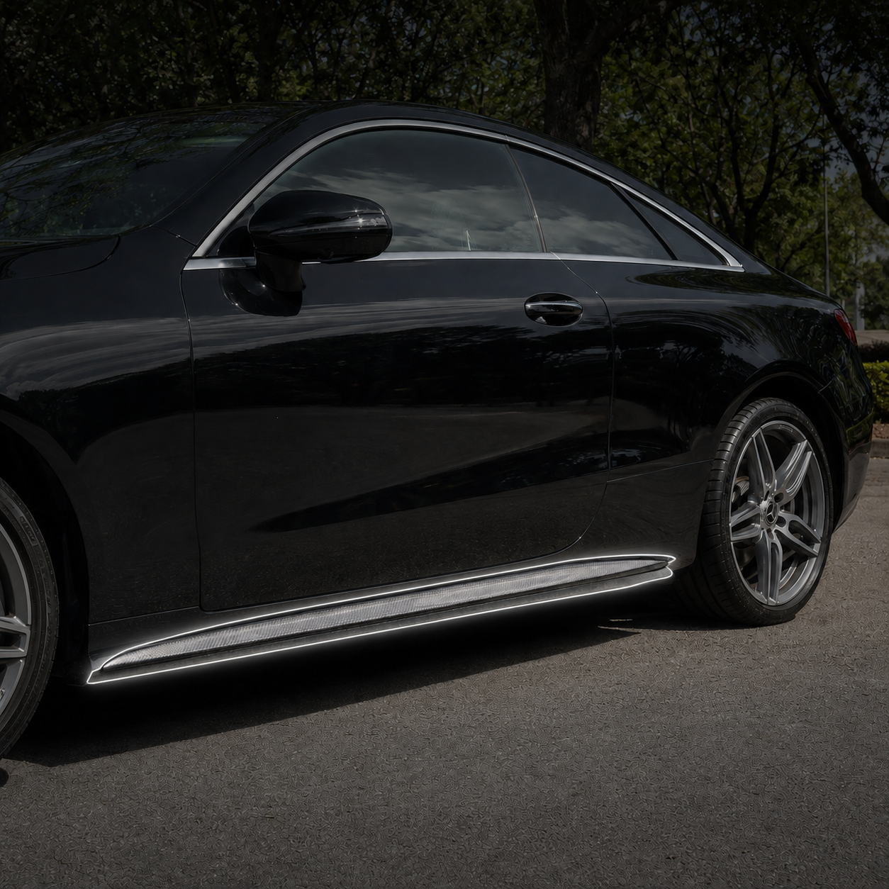 Mercedes Carbon Fiber OEM Style Side Skirts for C238 E Class